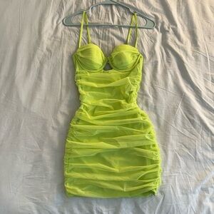 Neon Green Oh Polly Dress!